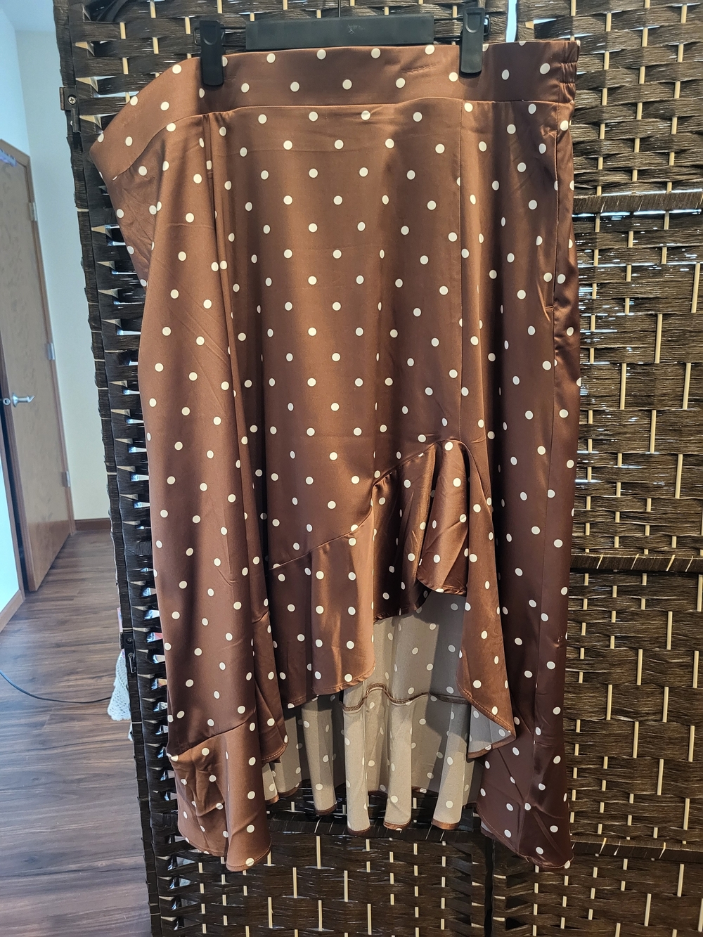 torrid Brown Polka Dot Midi Skirt